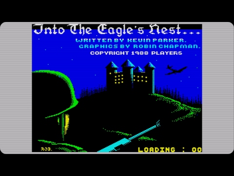 Видео: Into The Eagle's Nest. ZX Spectrum. Прохождение задания №1.