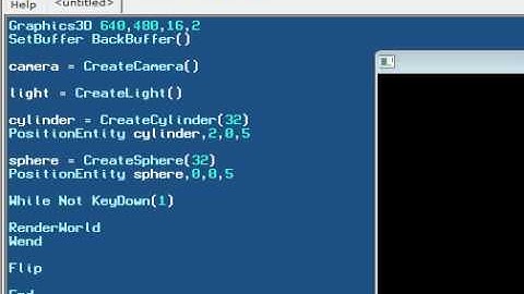 Blitz3D tutorial 2 (Old)
