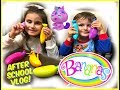 After School Vlog! Going BANANAS! NEW Toy CRUSHIES! Homework &amp; Dinner!