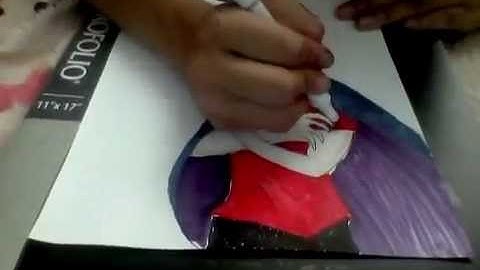 Drawing Sadao Maou Devil is a part timer