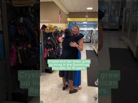Surprise! Woman reunites with former nanny after 25 years | Humankind #shorts #goodnews