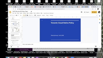 Kubernetes Policy WG/CNCF Security SIG Policy Team Meeting 2020.01.20