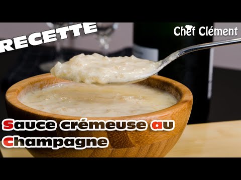 recette-festive-:-sauce-crémeuse-au-champagne---chef-clément
