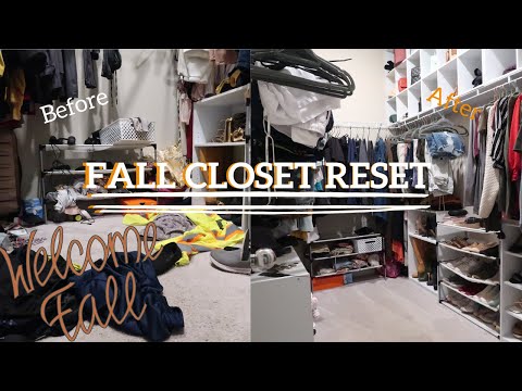 Fall Closet Reset | Clean, Declutter, Organize Final