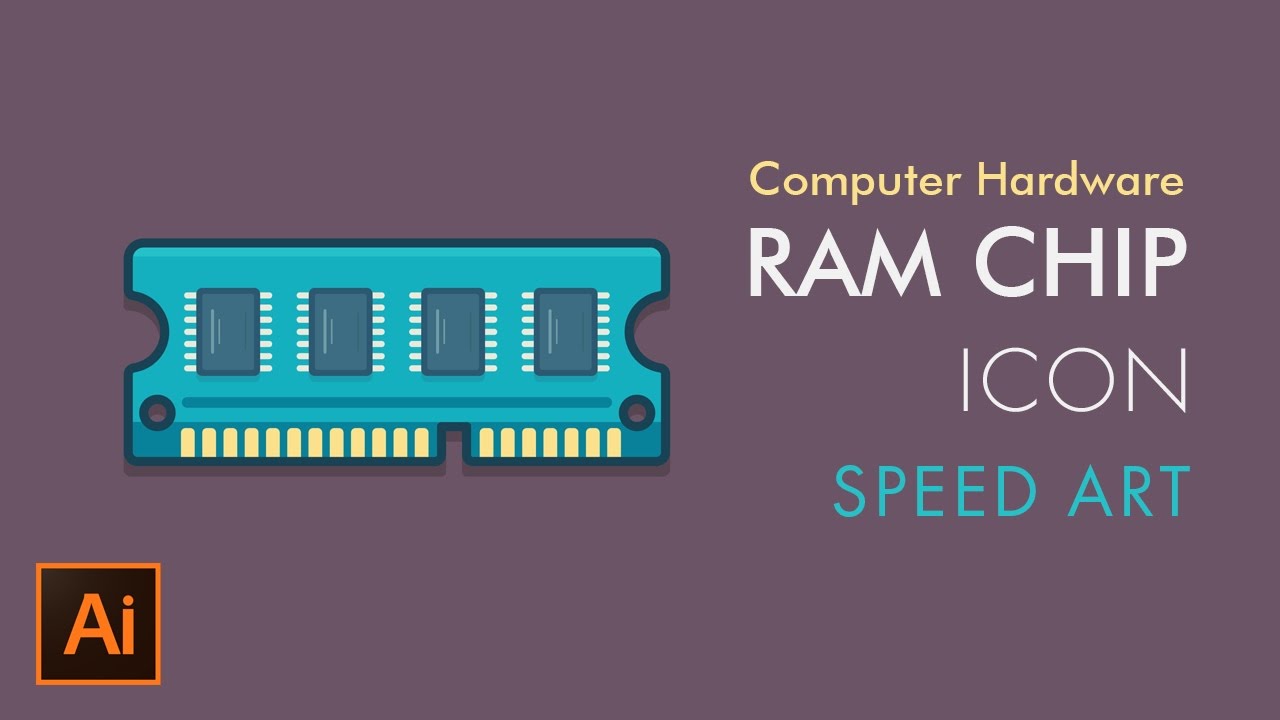 Computer memory icon outline simple design with editable stroke vector  illustration  CanStock