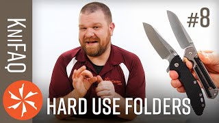 KnifeCenter FAQ #8: Hard Use Folders? + EDC Fixed Blades, Folder/Multitool Combos, More
