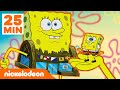 Bob Esponja | ¡25MIN de transformaciones de tamaño! | Nickelodeon en Español