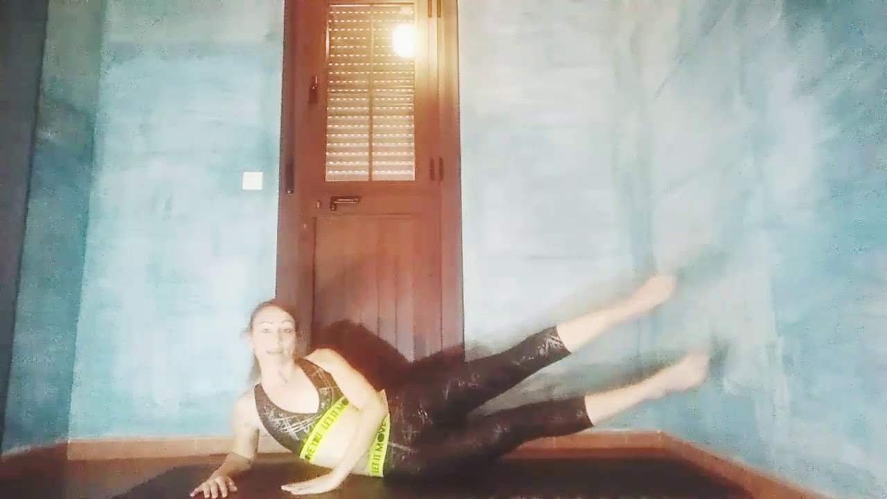 Pilates tabla media 1 estiramientos de espalda