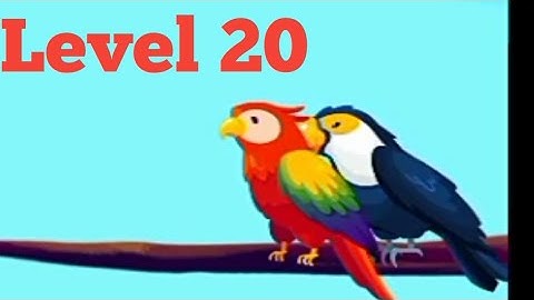 Level 20 | 🐦 Birds sort