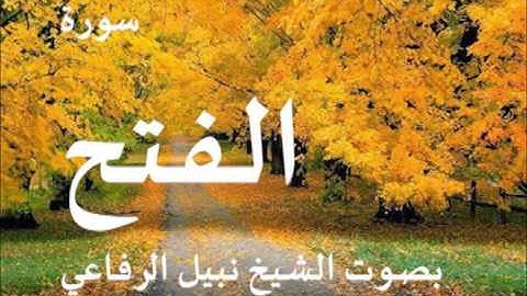 سورة الفتح بصوت الشيخ نبيل الرفاعي