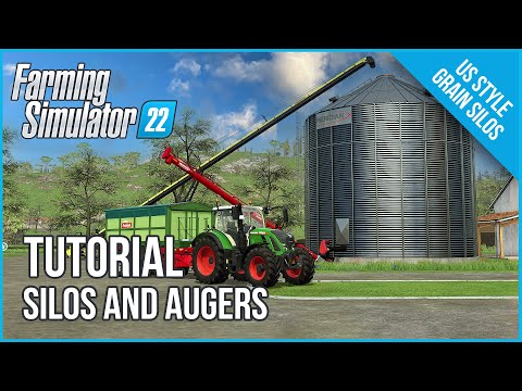 How do the Augers and Meridian Silos Work? - Farming Simulator 22 - Tutorial