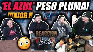 PESO PLUMA, JUNIOR H - EL AZUL 😳 (REACCIÓN) EL ARTISTA NUMERO UNO! OVELTIME TV