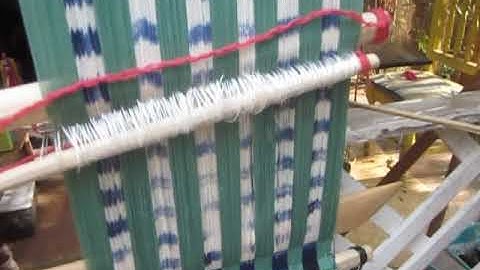 How to weave on a Practice Backstrap Loom 1