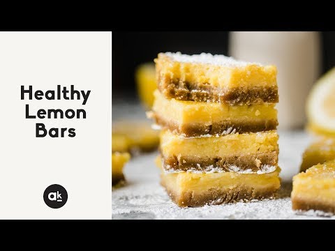 Healthy Lemon Bars