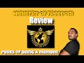 Ministry Of Freedom Review perks of being a member!