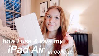 how i use and why i LOVE my iPad air for college and nursing school !!