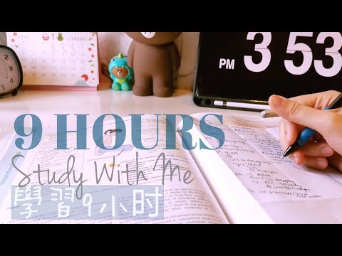 Study With Me| 9 HOURS STUDY DAY✨學習9小时│D-142│🍳First Japanese omelette第一次做玉子燒│大學日常│Iamyappy