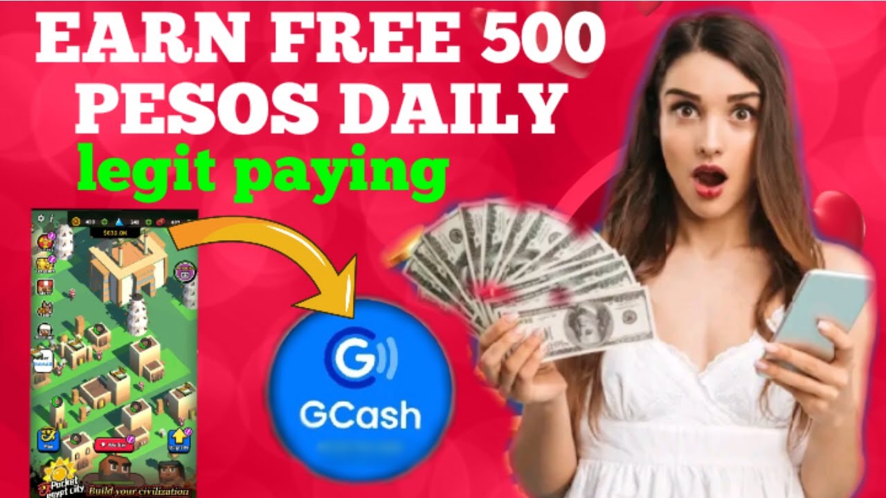 FREE EARN MONEY 500 PESOS DAILY LEGIT PAYING POCKET EGYPT CITY APP