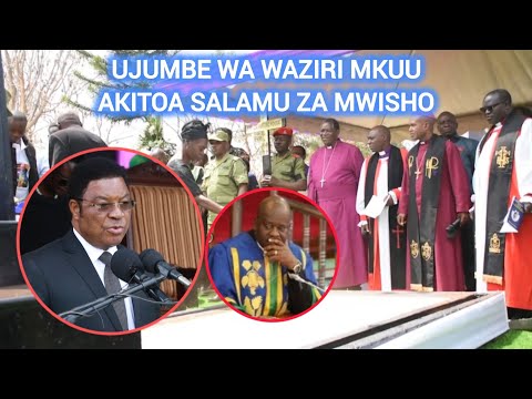 UJUMBE WA WAZIRI MKUU AKITOA SALAMU ZA MWISHO MSIBA WA JOB NDUGAI 