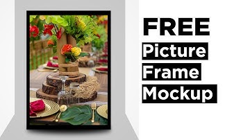 How to design a photo frame mockup