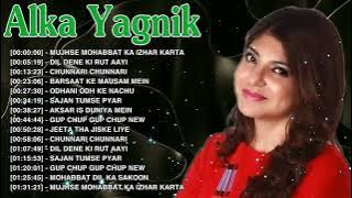 ALKA YAGNIK Hit SOngs | Best Of Alka Yagnik - Latest Bollywood Hindi Songs / Golden Hits