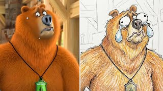 Cartoon vs Funny Drawing with Grizzy & The Lemmings  News