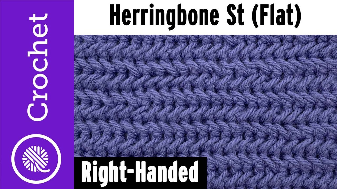 How to Crochet Herringbone Stitch