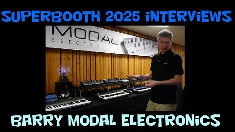 Superbooth 2025 Modal Synths Interview