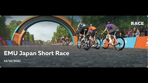 ZWIFT - EMU Japan Crit City - The Bell Lap Cat B Race