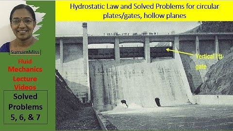Hydrostatic Law and Solved Problems 5,6,7 |SumamMiss| Fluid Mechanics Lecture Videos:M1 - L11