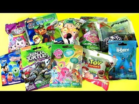 Blind Bags Collection Paw Patrol Squinkies TMNT Wikkeez MLP Sofia Dory Toy Story toys by Funtoys
