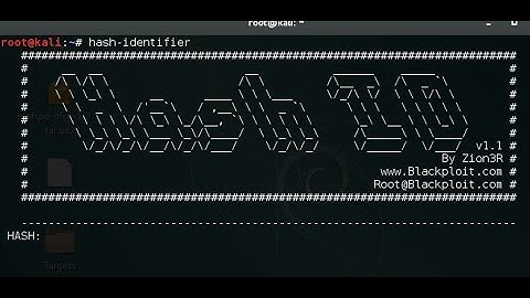 Hash identifier Kali Linux Tool (md5+sha1+crc)