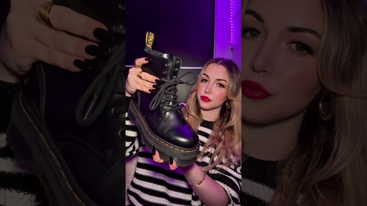 Leather boots ASMR ✨ 