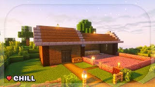Building a Mud Farm Barn ( Chill Minecraft Relaxing Longplay | No Commentary ) 1.20