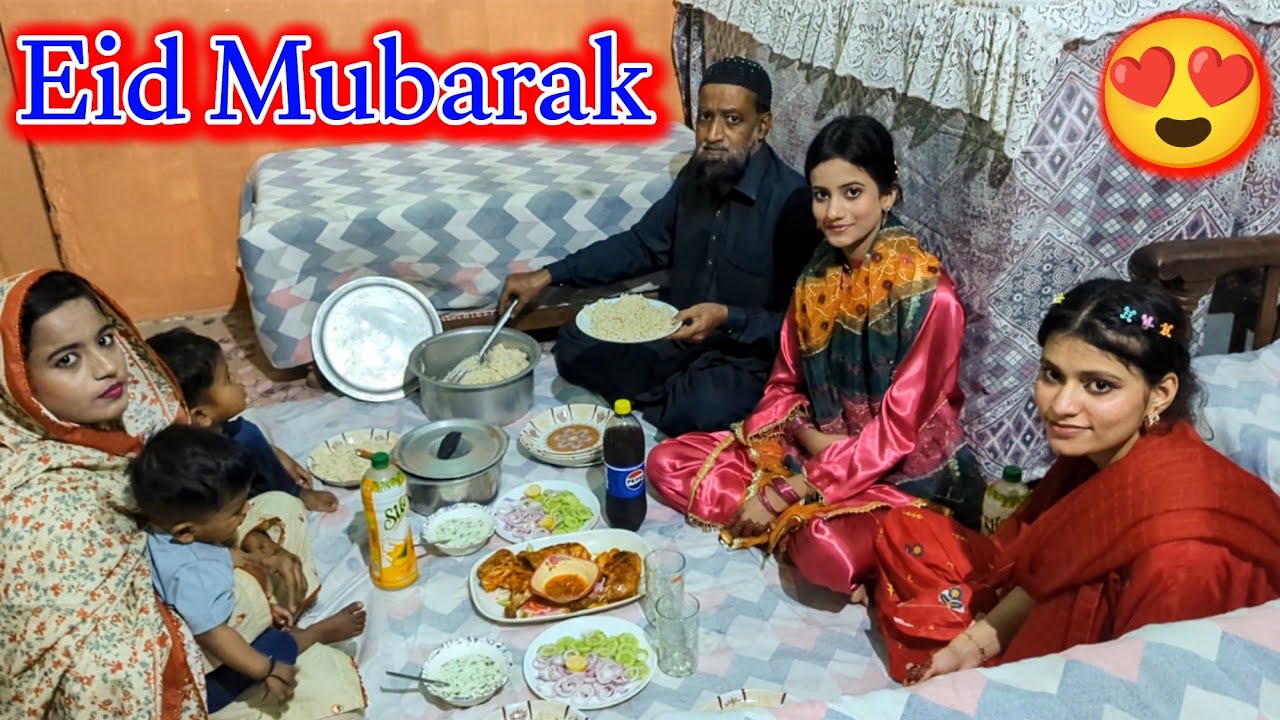 Eid ki Khushi mein banai Tikka biryani 😋 Nida api ki dawat kar di 😍 ...