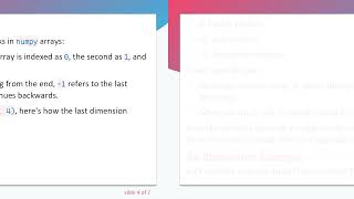 Understanding numpy Array Negative Indexing in 3D Arrays