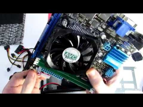 Сборка мини компьютера. Mini PC ITX HTPC (Assemble)