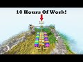 10 Hours Minecraft Timelapse! (Roller Coaster)