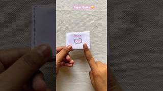 Comment what you got ✨| Easy paper game | Paper craft ideas #shorts#papercraft#games