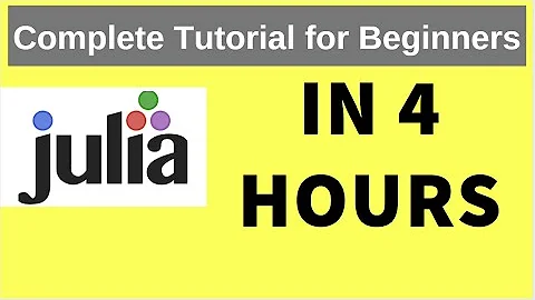 Julia Tutorial | Julia Data Science Basic Full Cou...