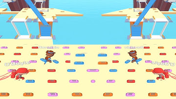 Bridge race | All levels Gameplay walkthrough Android, iOS Max  MXE8B | Funny cartoon | #shorts