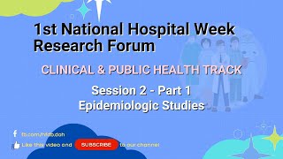 1NHWRF Session 2 Part 1 - Epidemiologic Studies