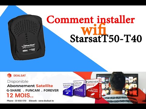 EPISODE 2: COMMENT INSTALLER WIFI STARSAT T40 -T50 EXTEME SUPER  @dealsattv5917