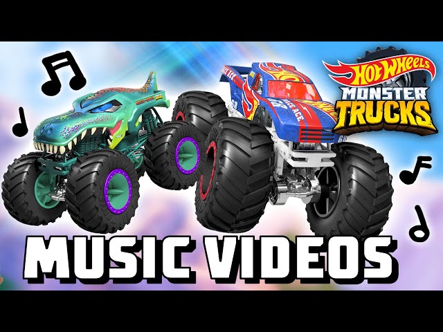 Official MUSIC VIDEO 🎶, Smash and Roar 🦈 ft Monster Truck MEGA WREX