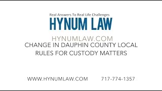 Change in Dauphin County Local Rules for Custody Matters by harrisburgattorney 16 views 7 years ago 1 minute, 50 seconds