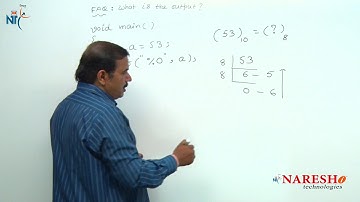 Input-Output Functions FAQs  | C Technical Interview Questions and Answers | Mr. Ramana