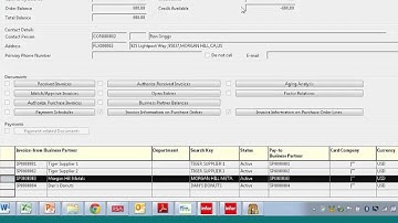 Infor LN Accounts Payable 360 Dashboard