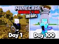 I spent 100 days in a zombie apocalypse in hardcore minecraft heres what happened