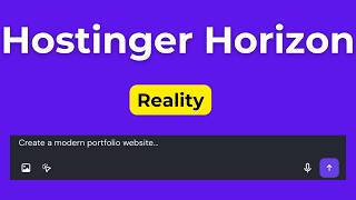 Hostinger Horizon Tutorial: AI Built My Website in Minutes (Here’s the Truth)