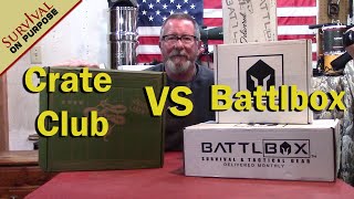 Mystery Box Challenge  Battle Box vs Crate Club Unboxing
